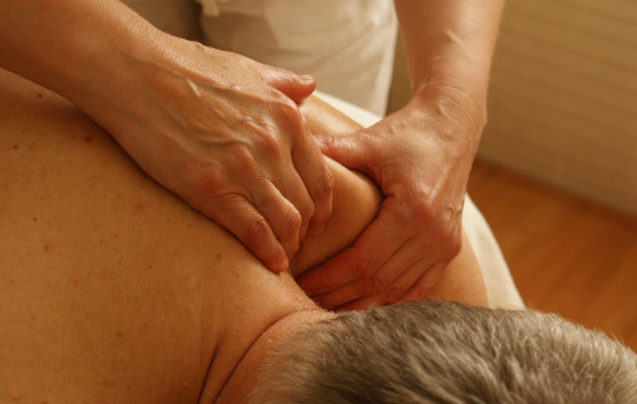 a person during a treatment